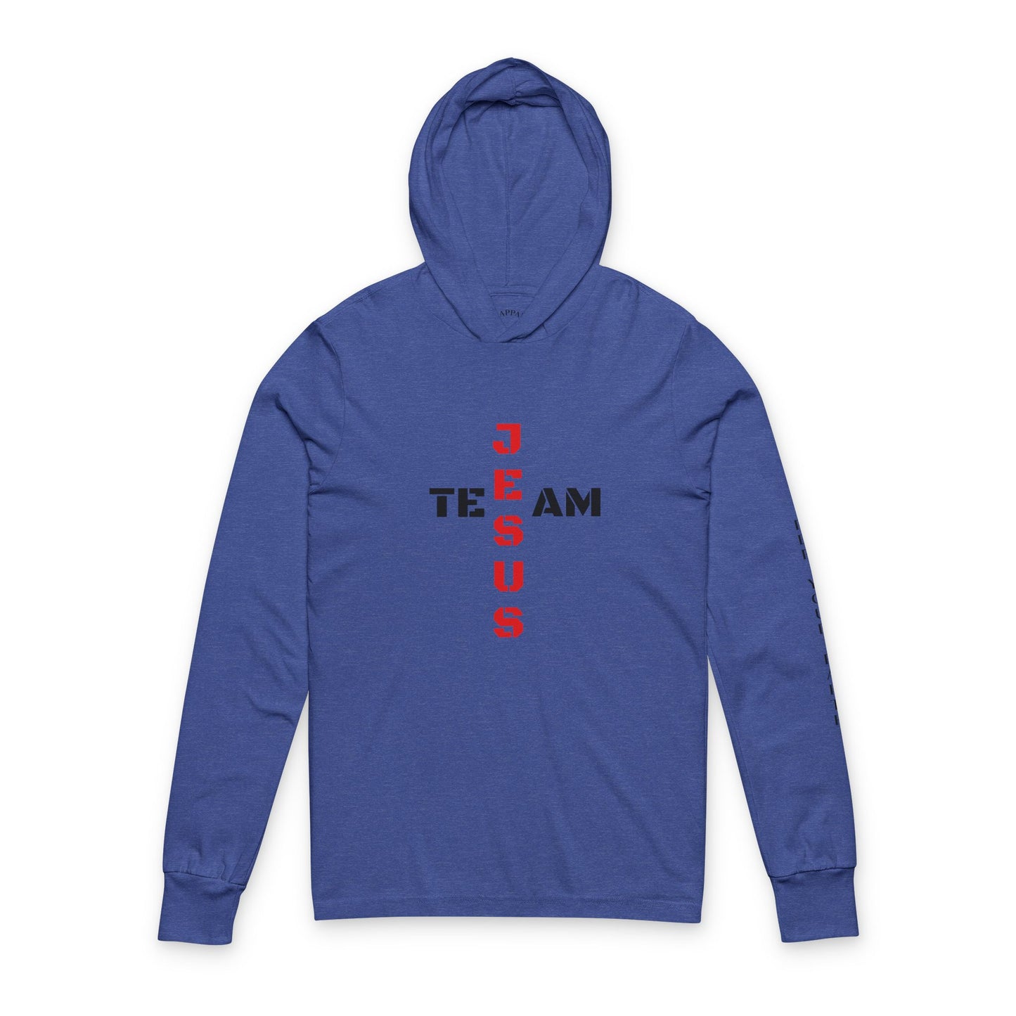 Team Jesus Hooded Long Sleeve Tee