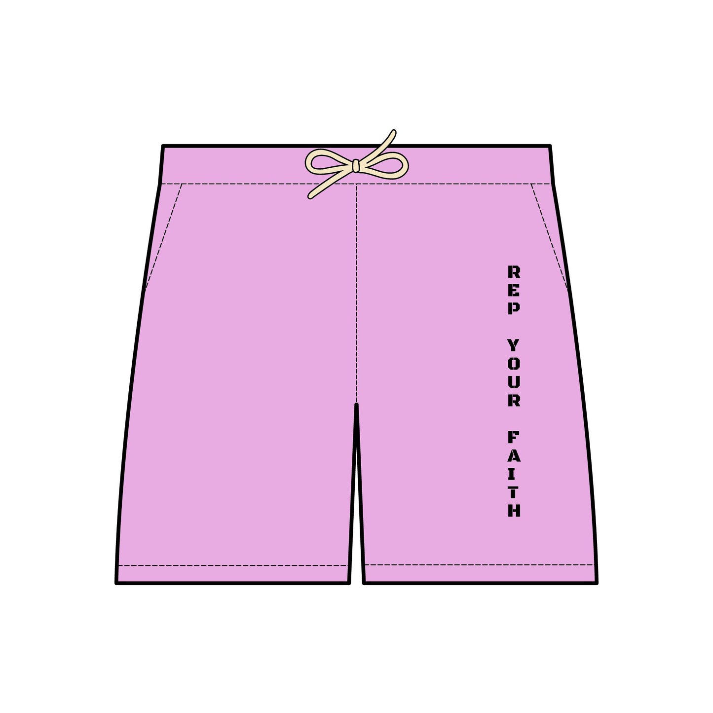 Rep Your Faith Fleece Sweat Shorts