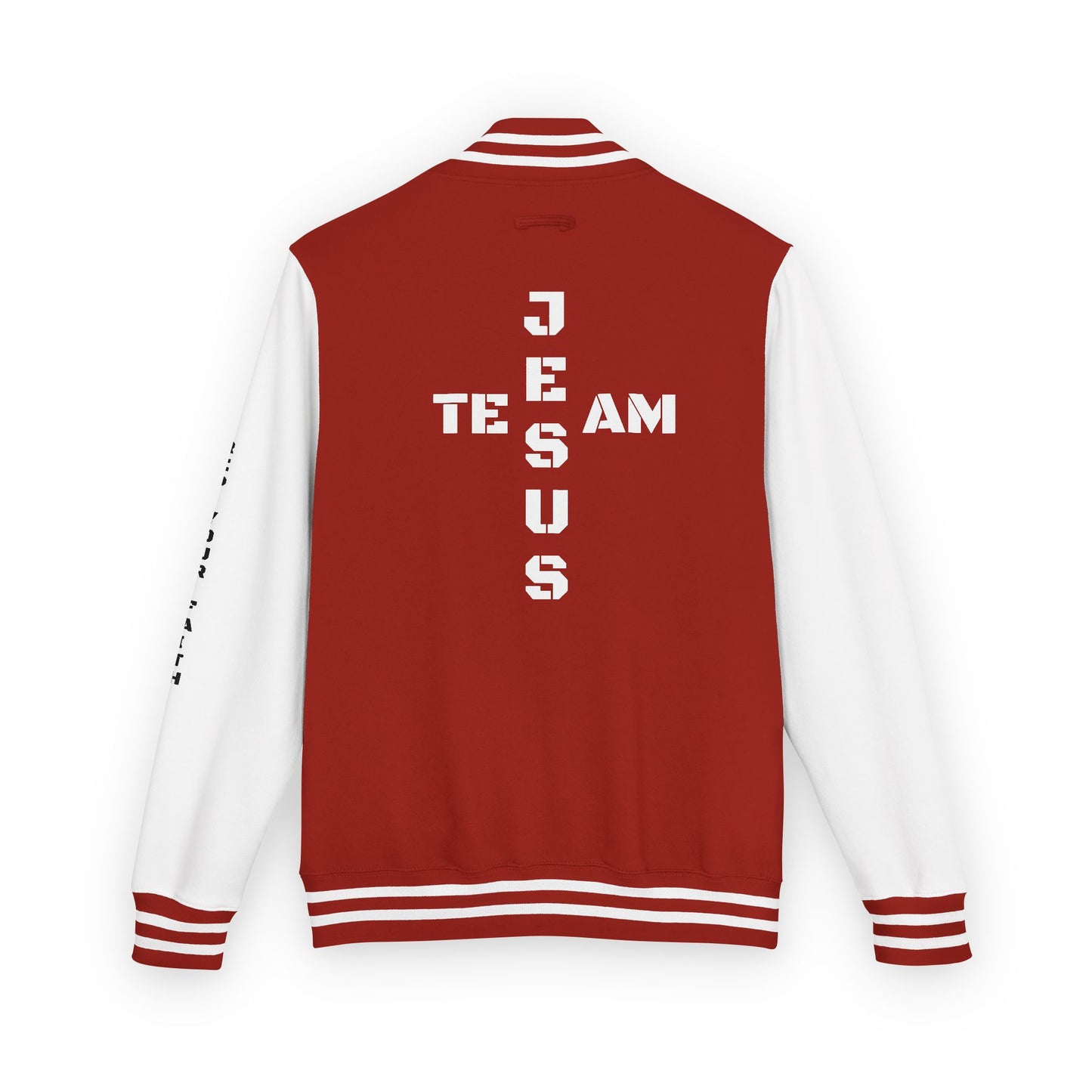 Team Jesus / Rep Your Faith Letterman Style Sweatshirt