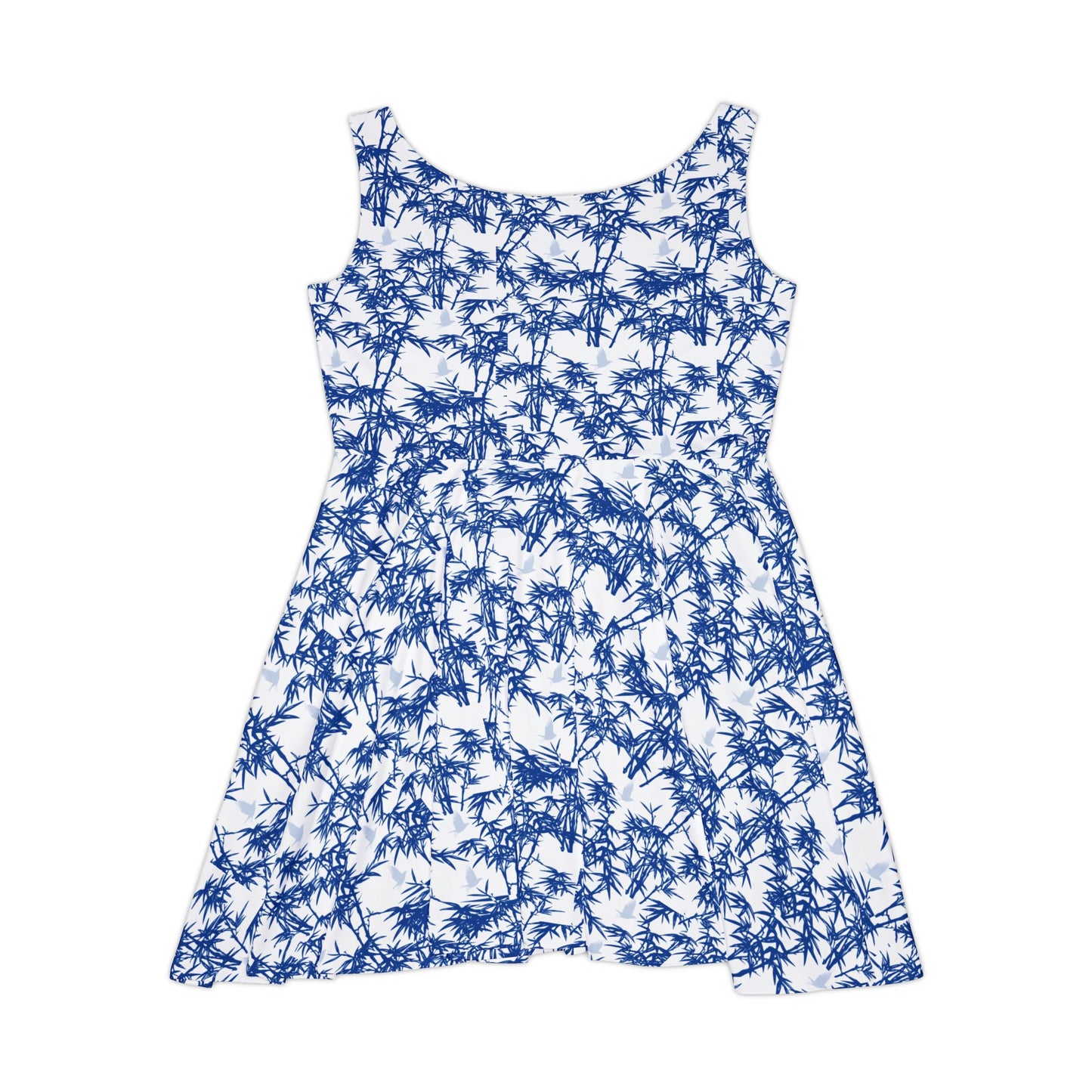 Palm Pattern Skater Dress