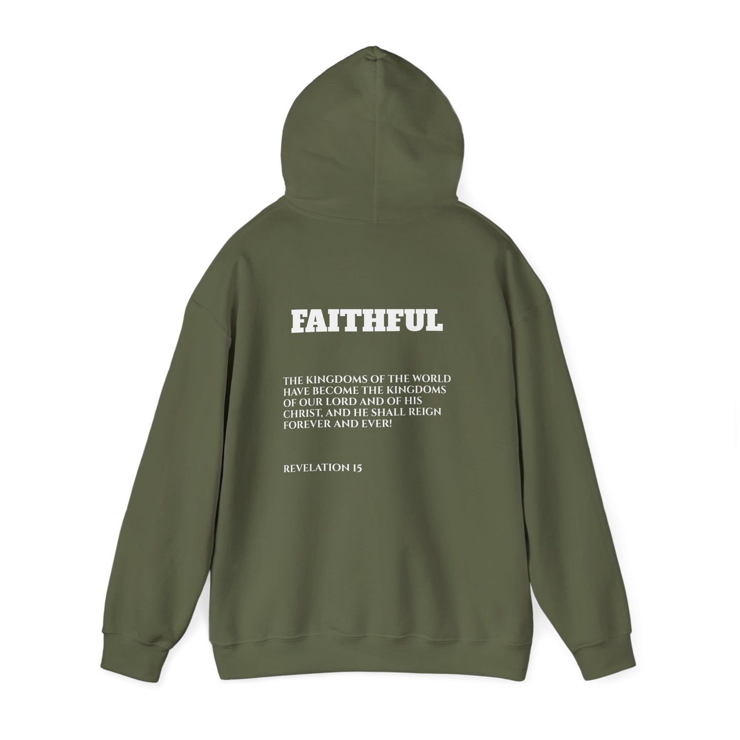 Our GOD Reigns Heavy Blend Hooded Sweatshirt