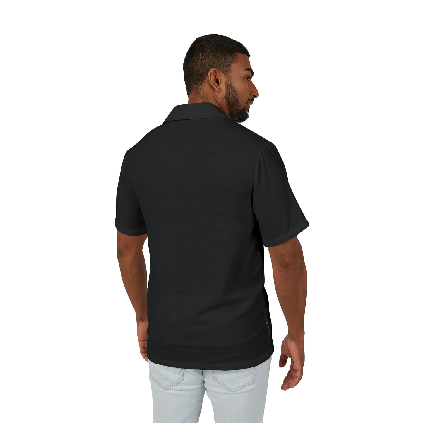 Men's Hawaiian Shirt Cross Pattern