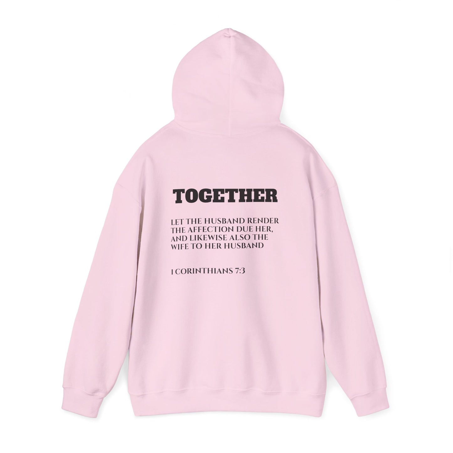 Stronger Together / Scripture Heavy Blend Hooded Sweatshirt