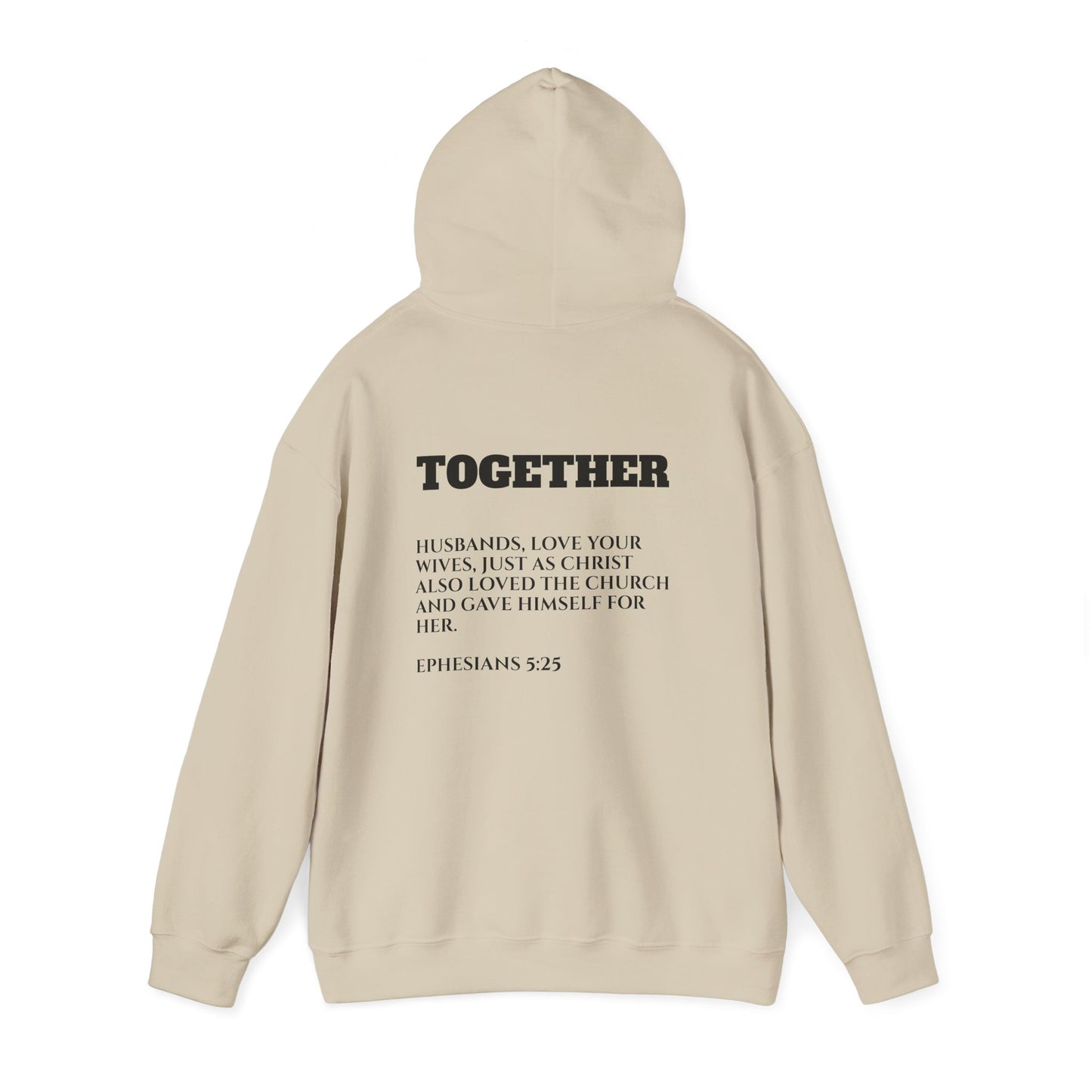 Stronger Together / Scripture Heavy Blend Hooded Sweatshirt