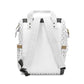 Multifunctional Cross Pattern Backpack, Baby Bag, Travel Backpack, Organizer