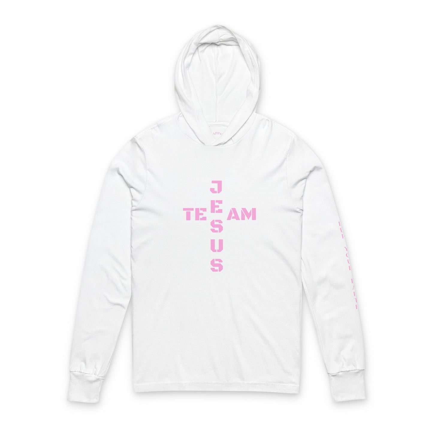 Team Jesus Hooded Long Sleeve Tee