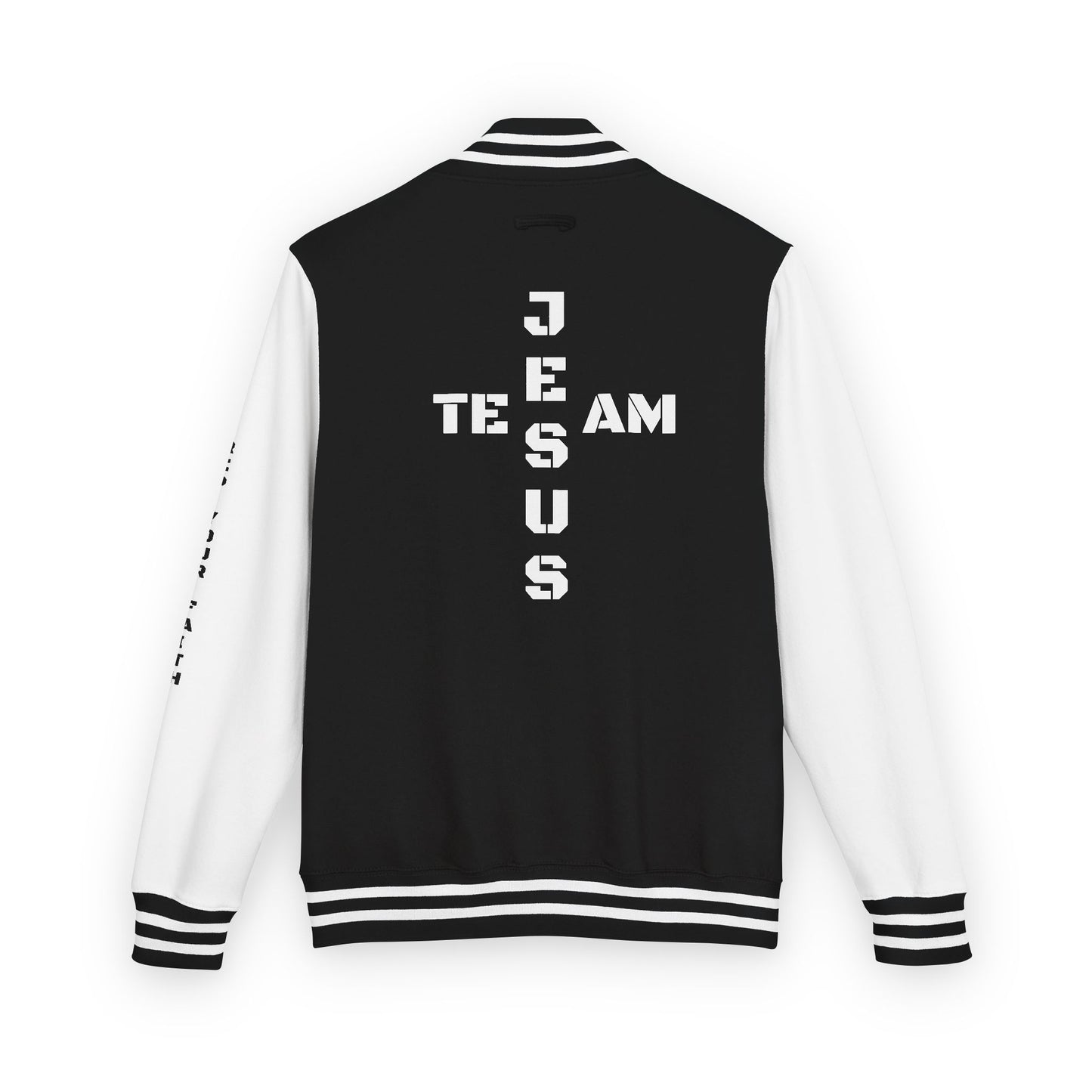 Team Jesus / Rep Your Faith Letterman Style Sweatshirt