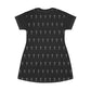 Cross Pattern T-Shirt Dress