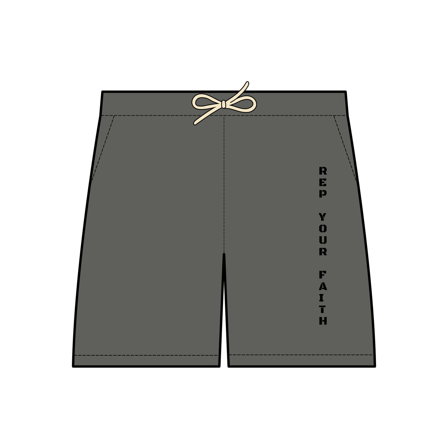 Rep Your Faith Fleece Sweat Shorts