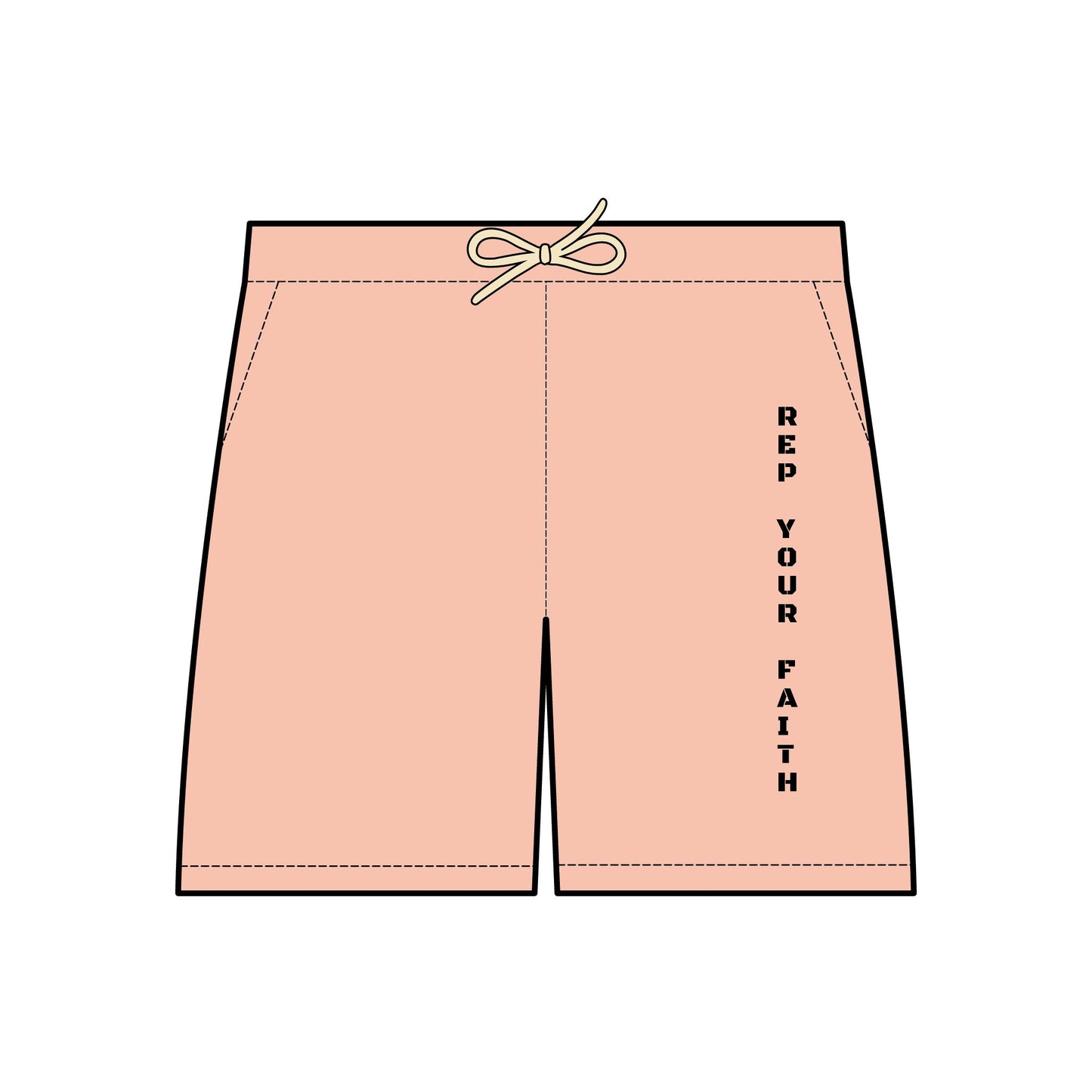 Rep Your Faith Fleece Sweat Shorts