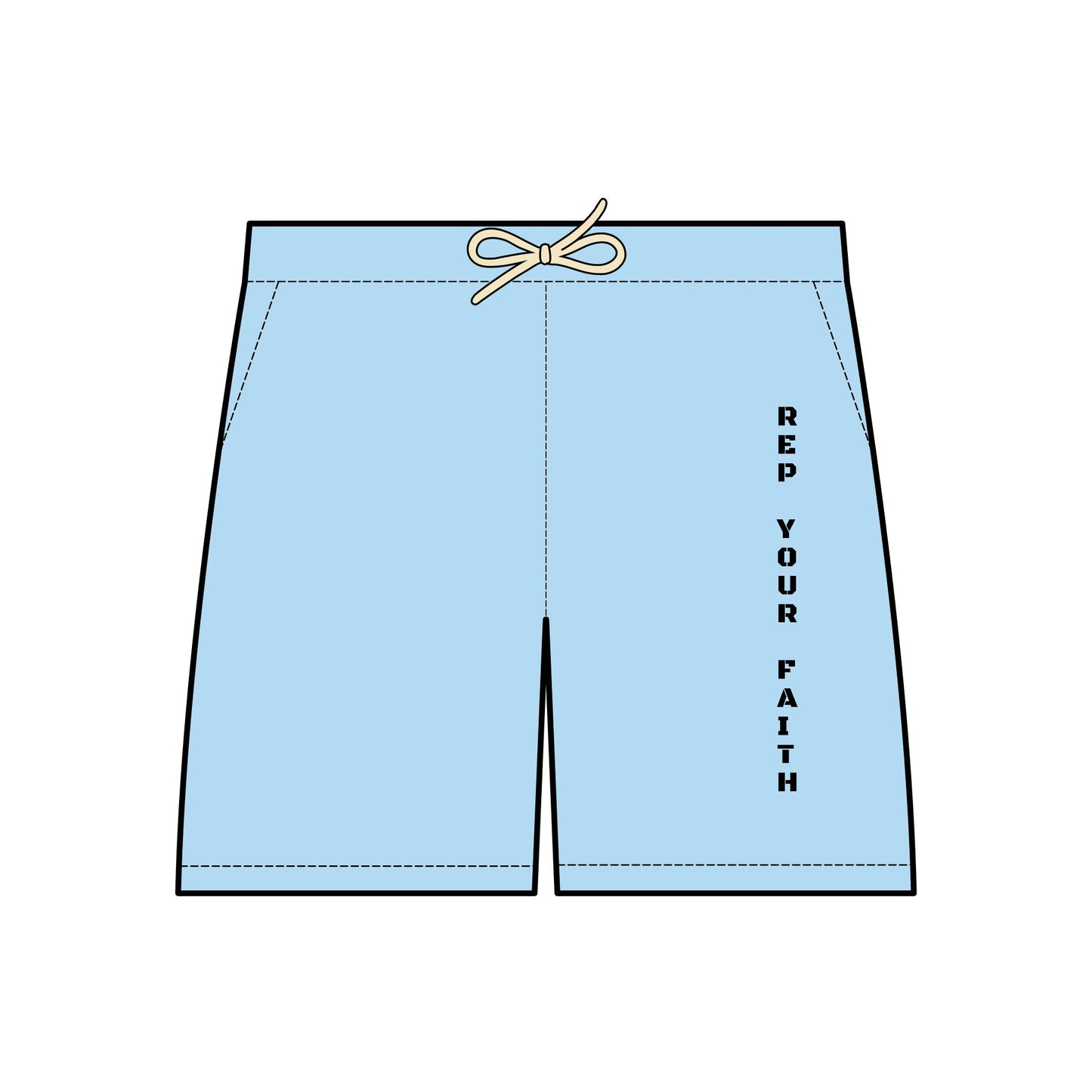 Rep Your Faith Fleece Sweat Shorts