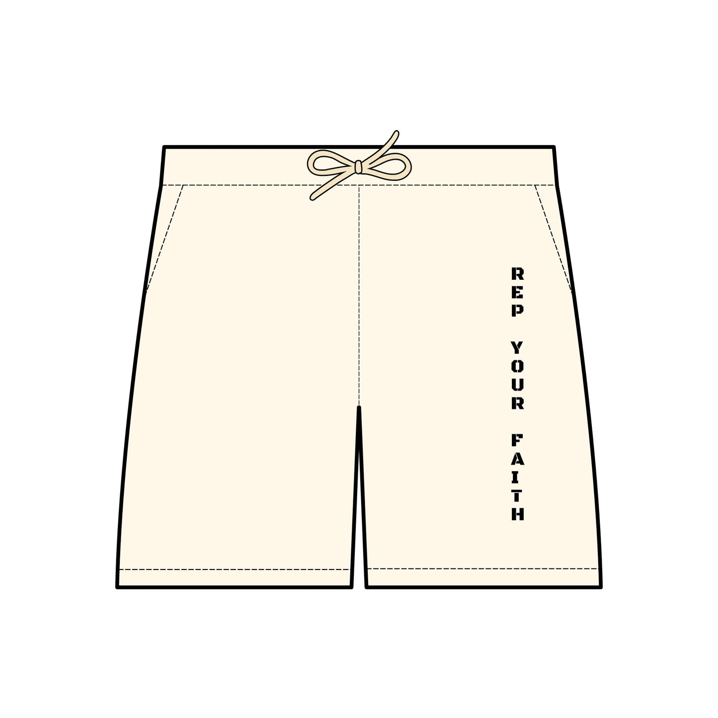 Rep Your Faith Fleece Sweat Shorts