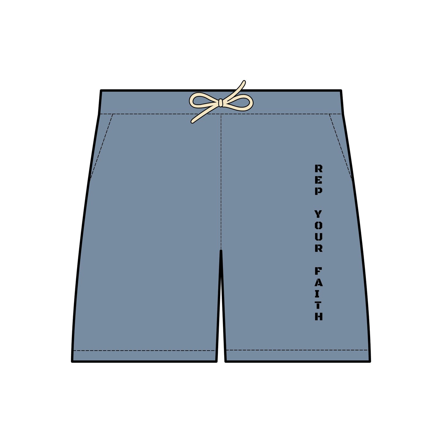 Rep Your Faith Fleece Sweat Shorts