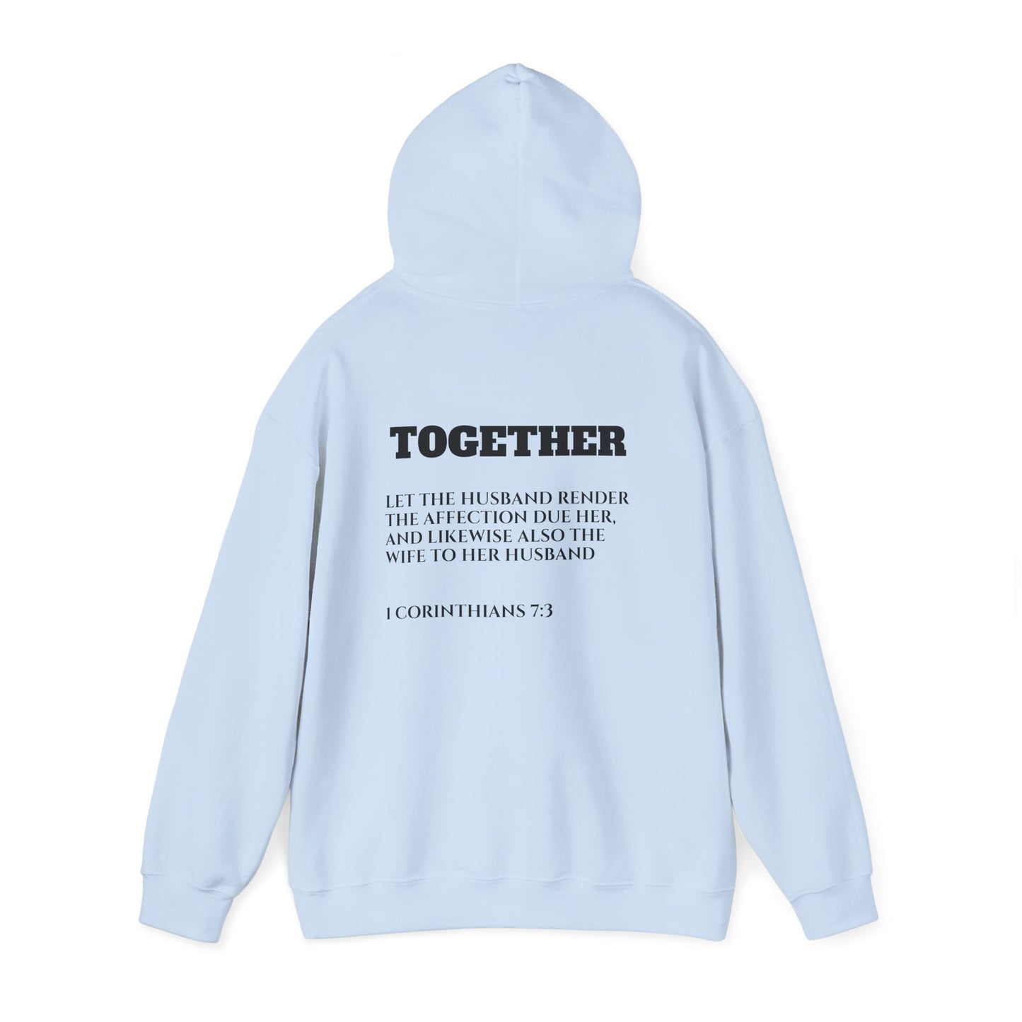 Stronger Together / Scripture Heavy Blend Hooded Sweatshirt