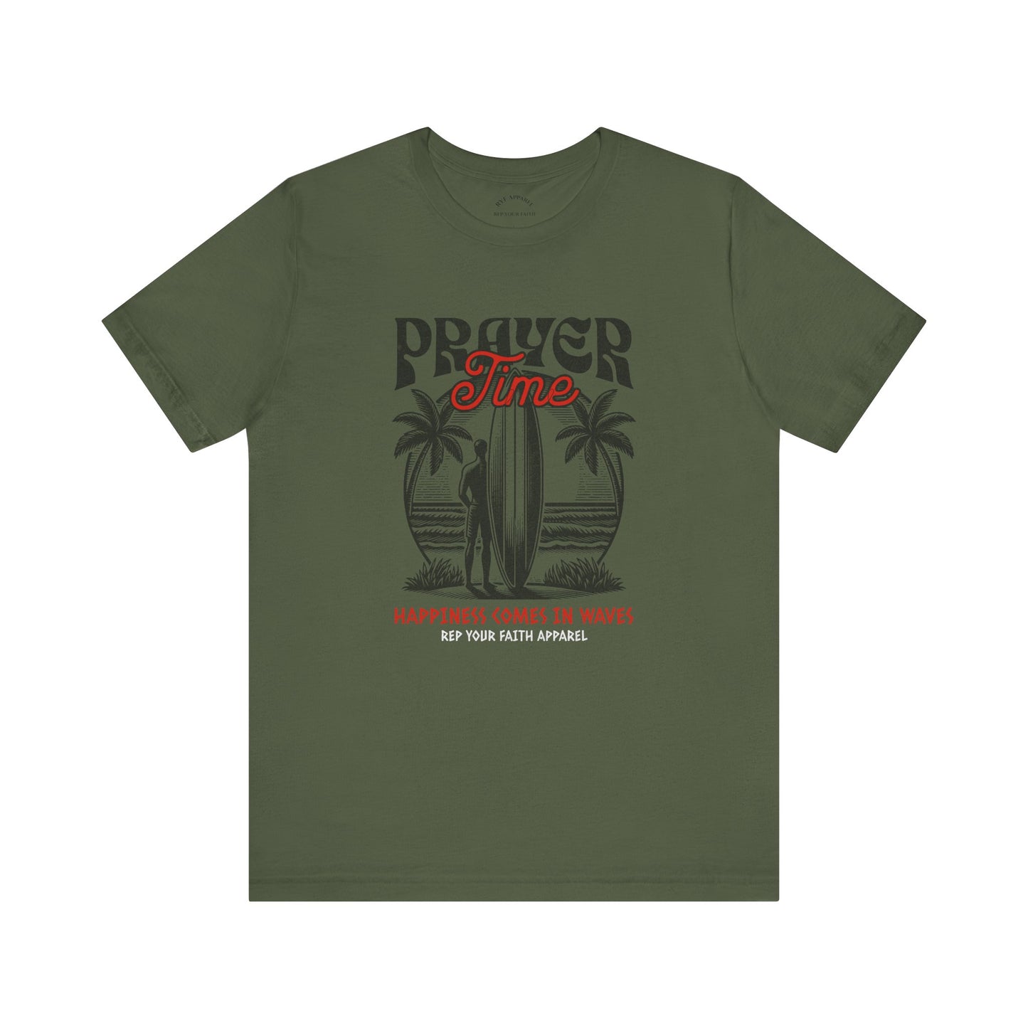 Prayer Vibes / Happiness comes in waves T-Shirt