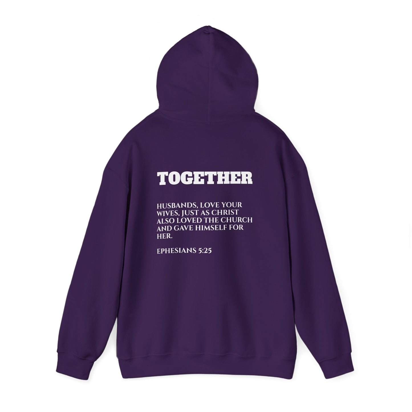 Stronger Together / Scripture Heavy Blend Hooded Sweatshirt