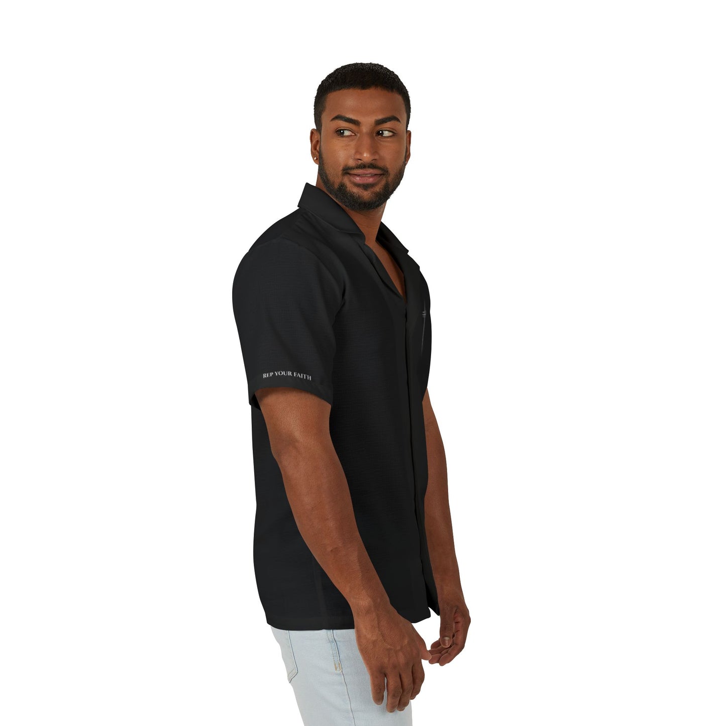 Men's Hawaiian Cross Shirt