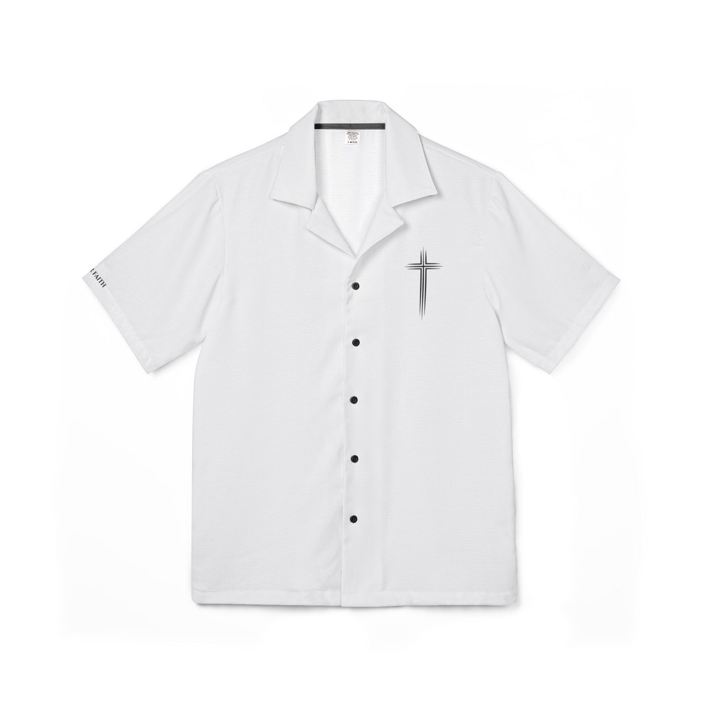 Men's Hawaiian Shirt with Cross