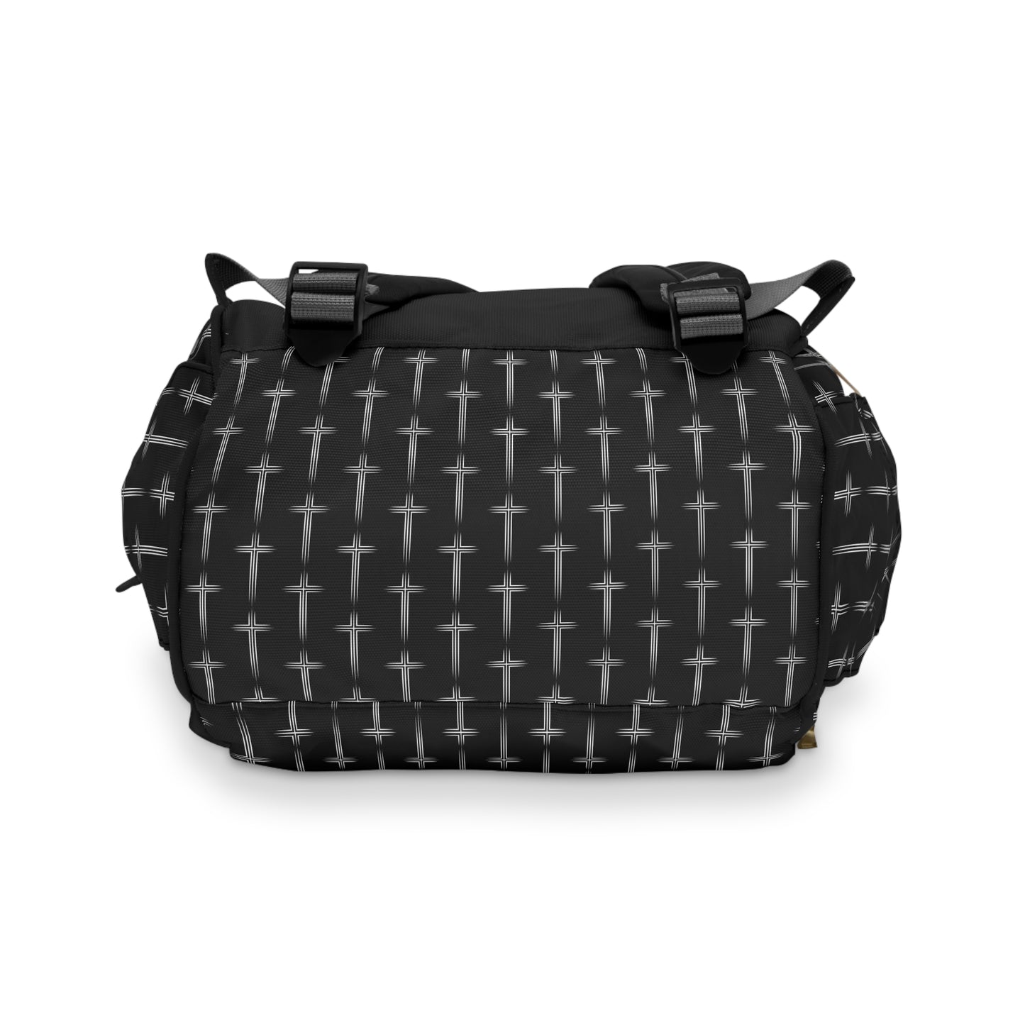 Multi Function Cross Pattern Backpack, Diaper bag, Travel bag, Organizer