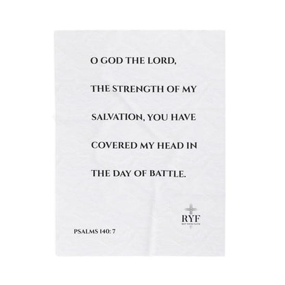 Rep Your Faith / Scripture Velveteen Plush Blanket
