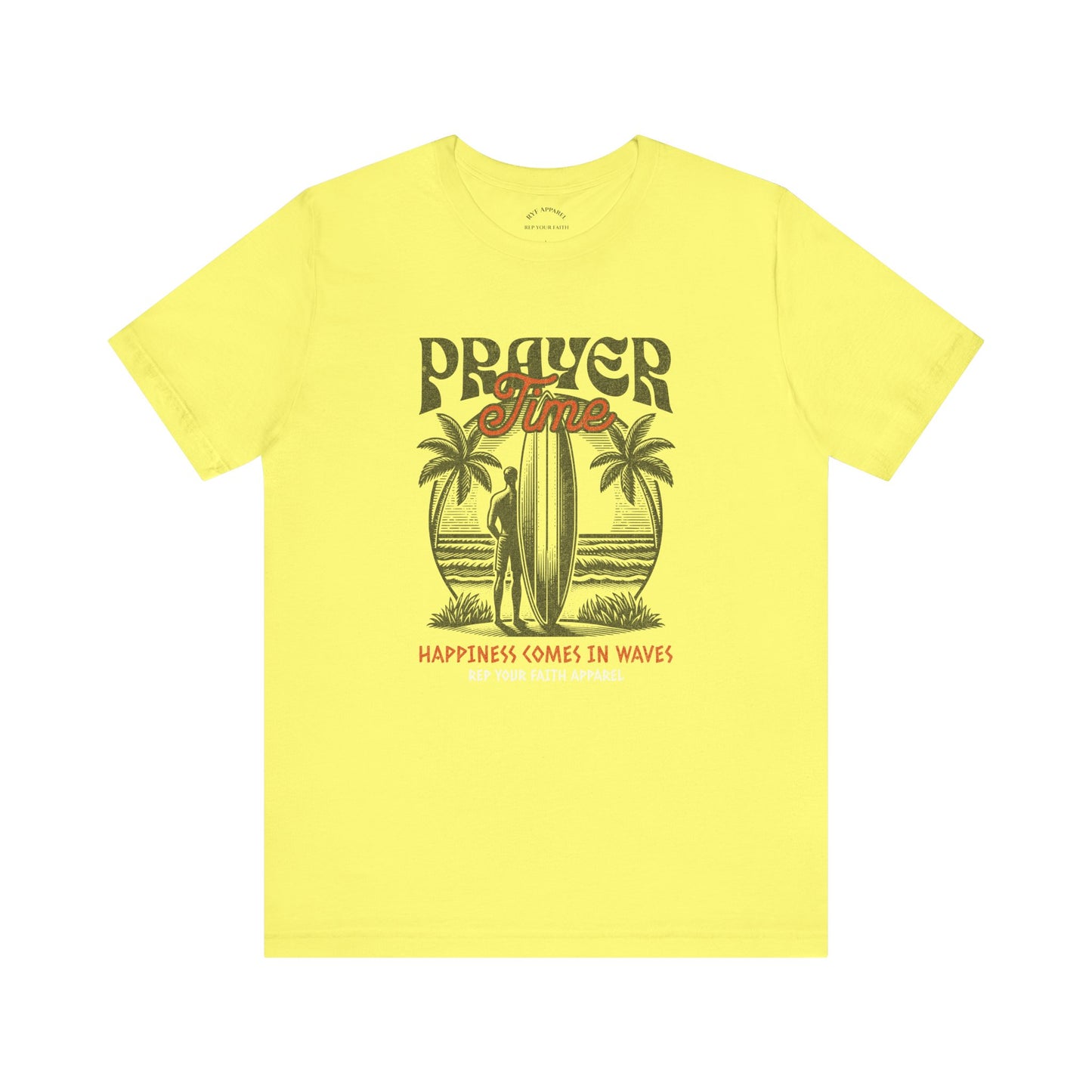 Prayer Vibes / Happiness comes in waves T-Shirt
