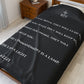 Rep Your Faith / Scripture Velveteen Plush Blanket