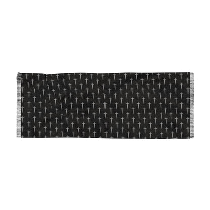 Cross Pattern Light Scarf / Shawl - Perfect for Everyday Wear and Spiritual Occasions