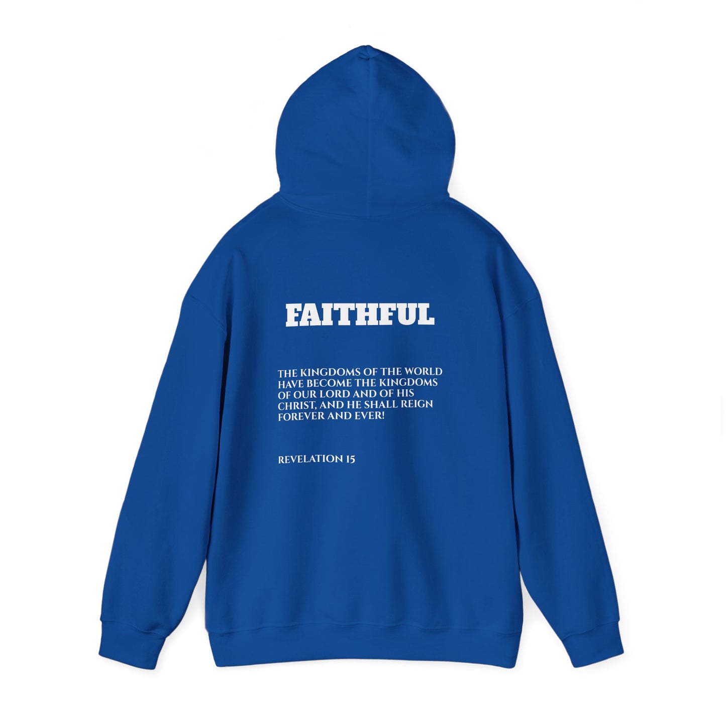 Our GOD Reigns Heavy Blend Hooded Sweatshirt