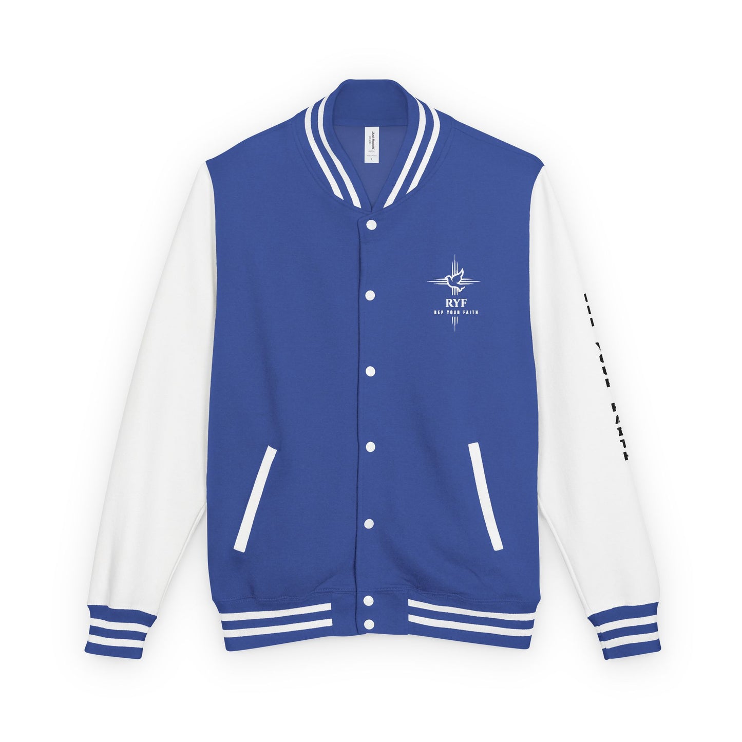 Team Jesus / Rep Your Faith Letterman Style Sweatshirt