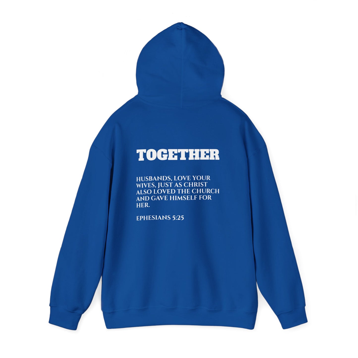 Stronger Together / Scripture Heavy Blend Hooded Sweatshirt