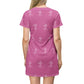 Rep Your Faith Pattern T-Shirt Dress