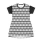 Cross Pattern T-Shirt Dress