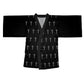 Cross Pattern Kimono Robe
