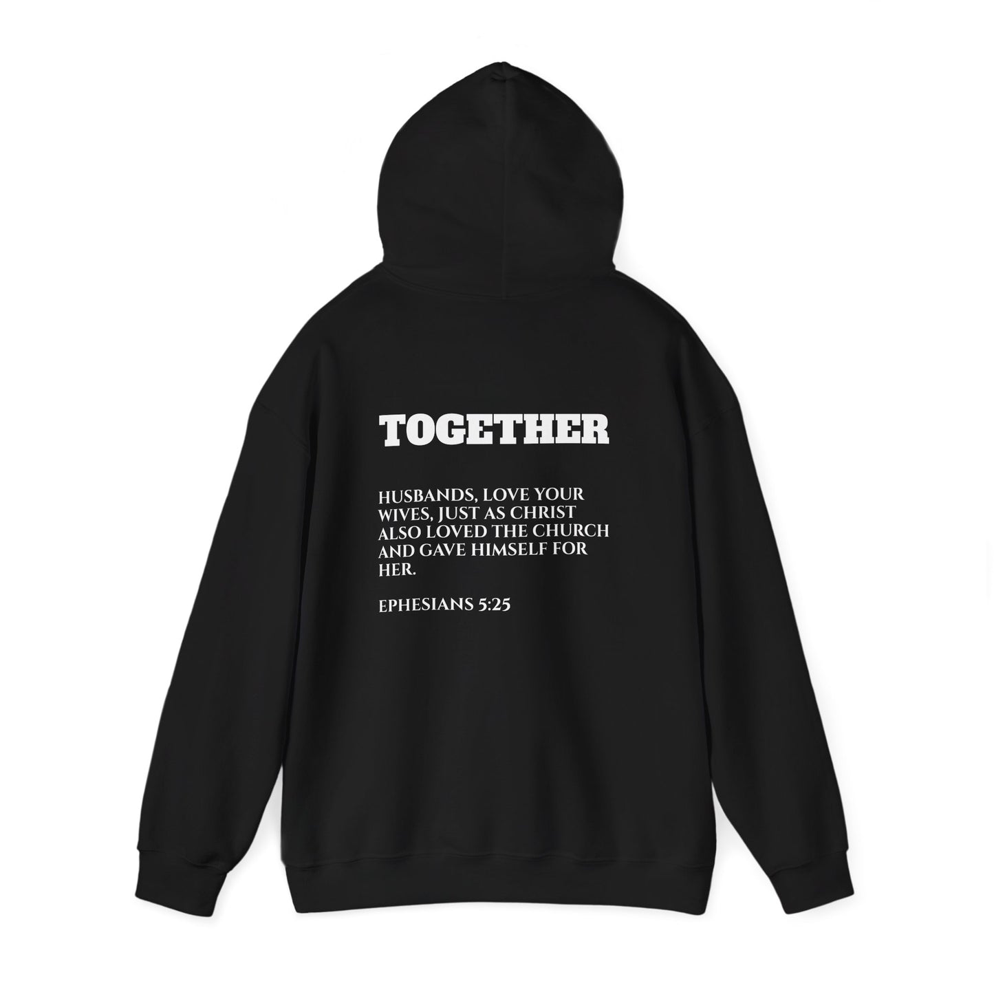 Stronger Together / Scripture Heavy Blend Hooded Sweatshirt