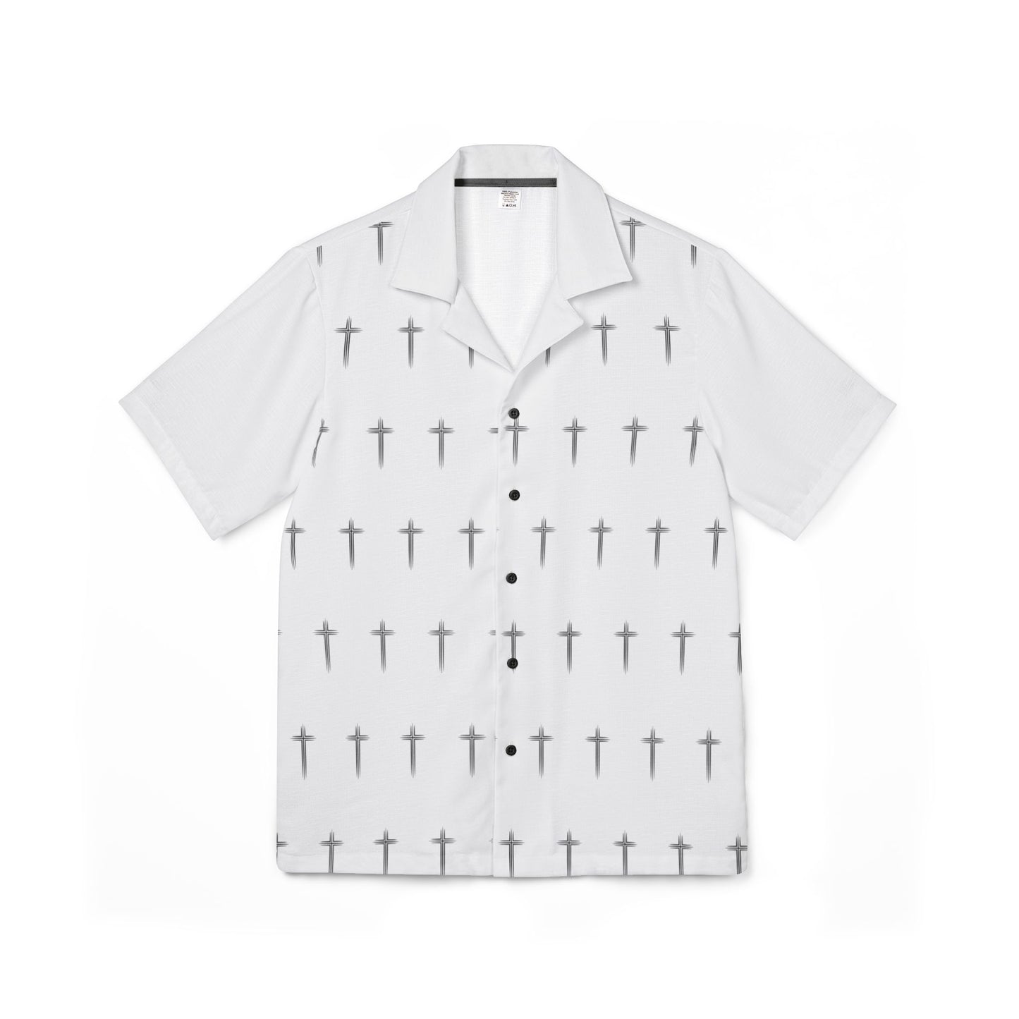 Men's Hawaiian Shirt Cross Pattern