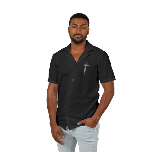 Men's Hawaiian Cross Shirt