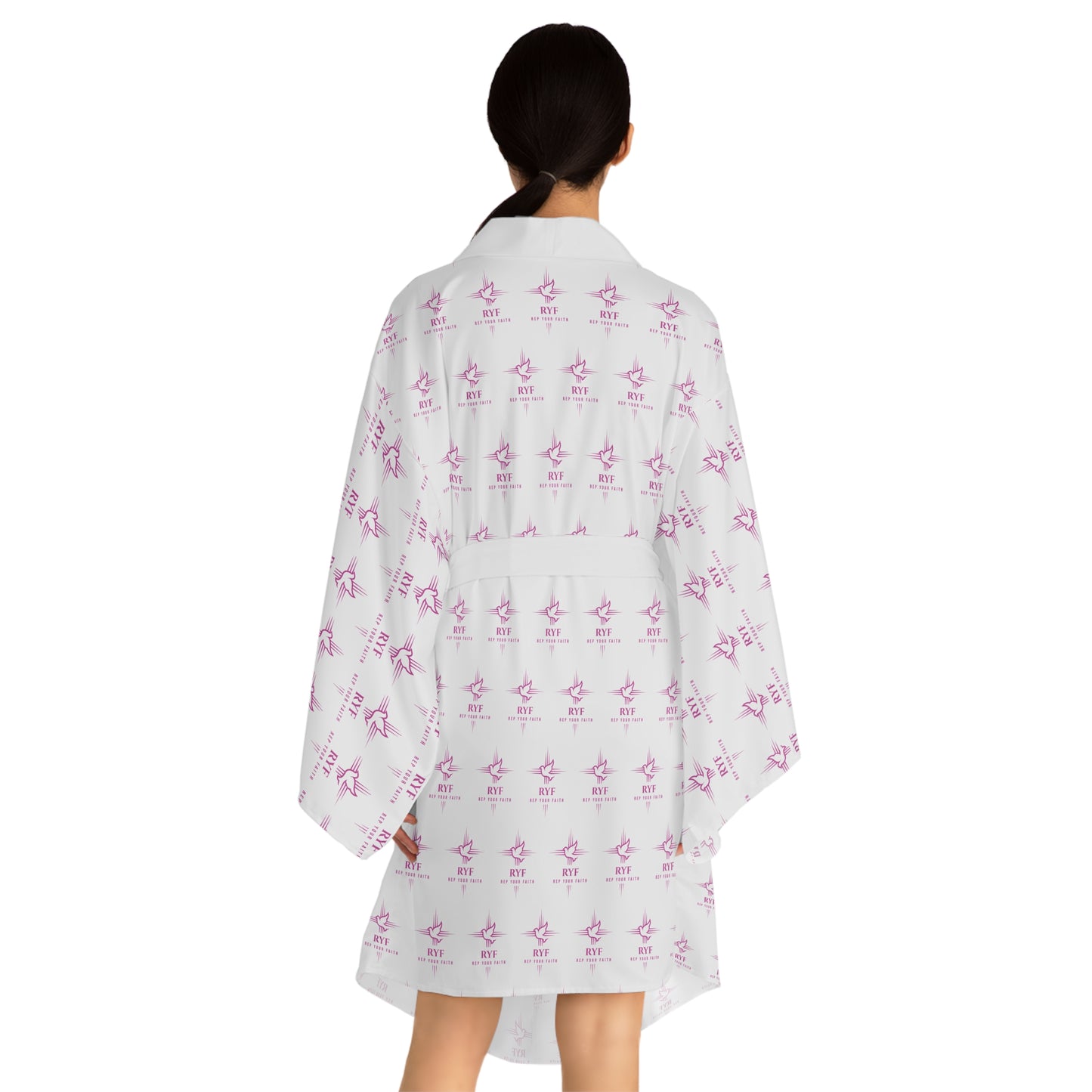 Rep Your Faith Long Sleeve Kimono Robe