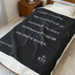 Rep Your Faith / Scripture Velveteen Plush Blanket