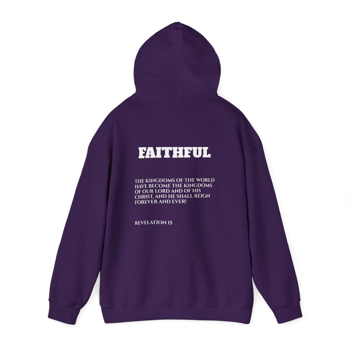 Our GOD Reigns Heavy Blend Hooded Sweatshirt