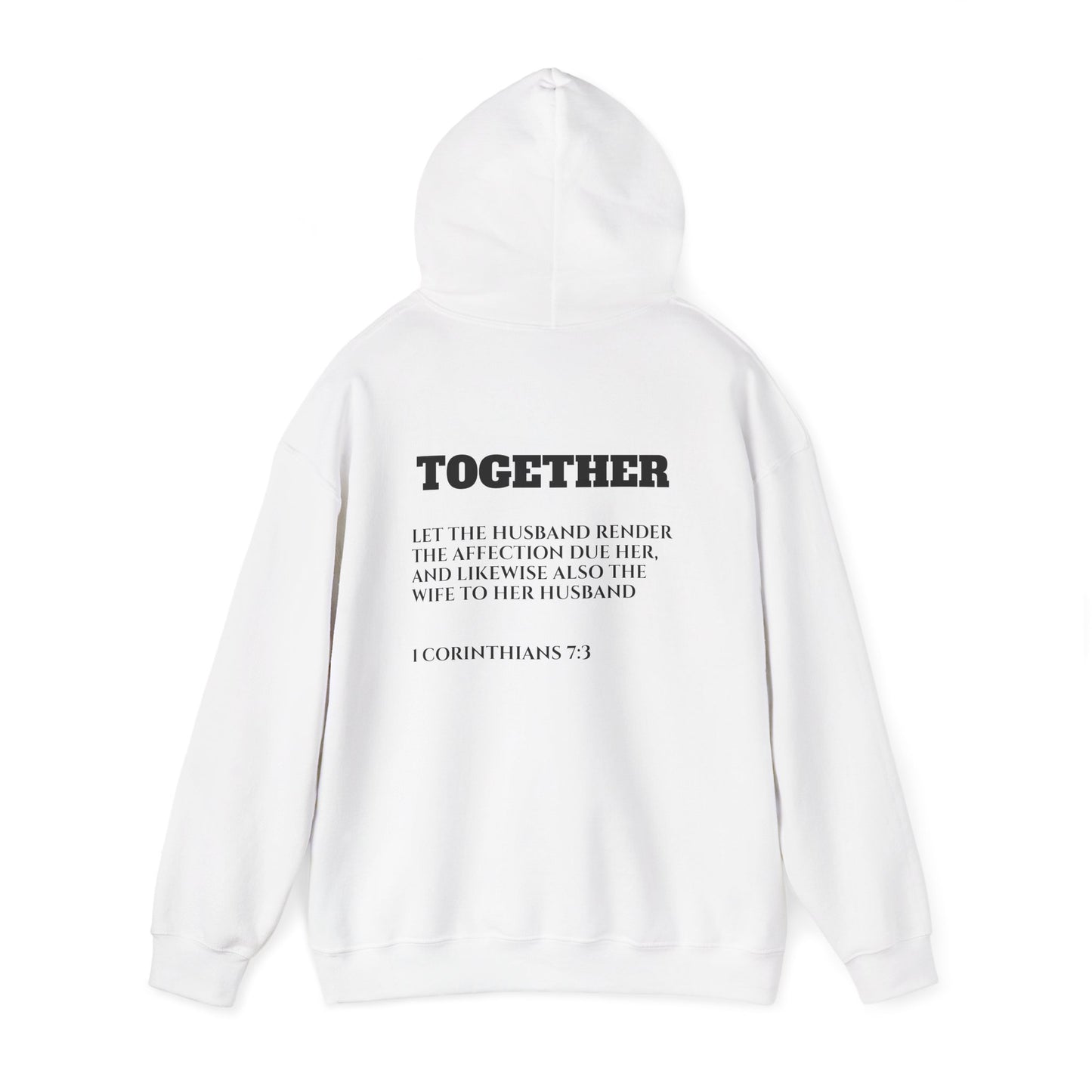 Stronger Together / Scripture Heavy Blend Hooded Sweatshirt