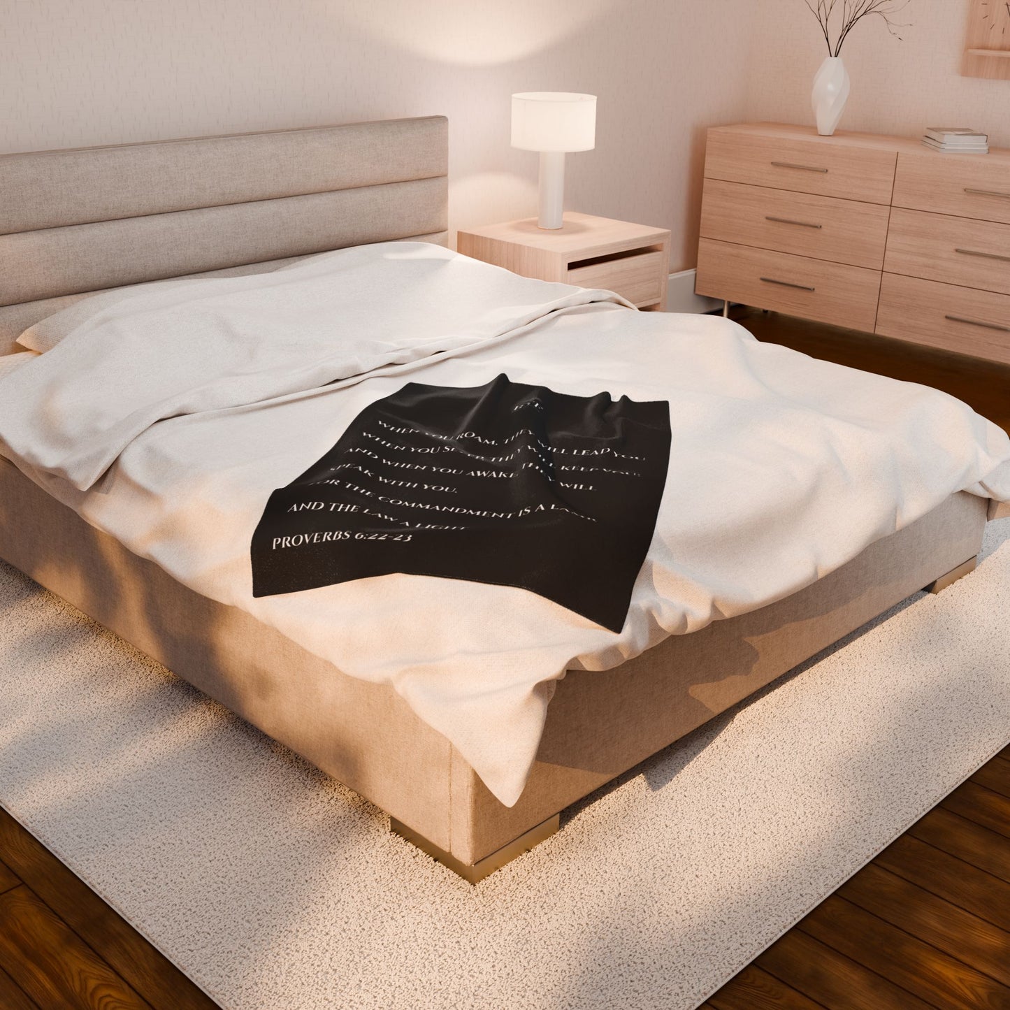 Rep Your Faith / Scripture Velveteen Plush Blanket
