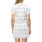Cross Pattern T-Shirt Dress