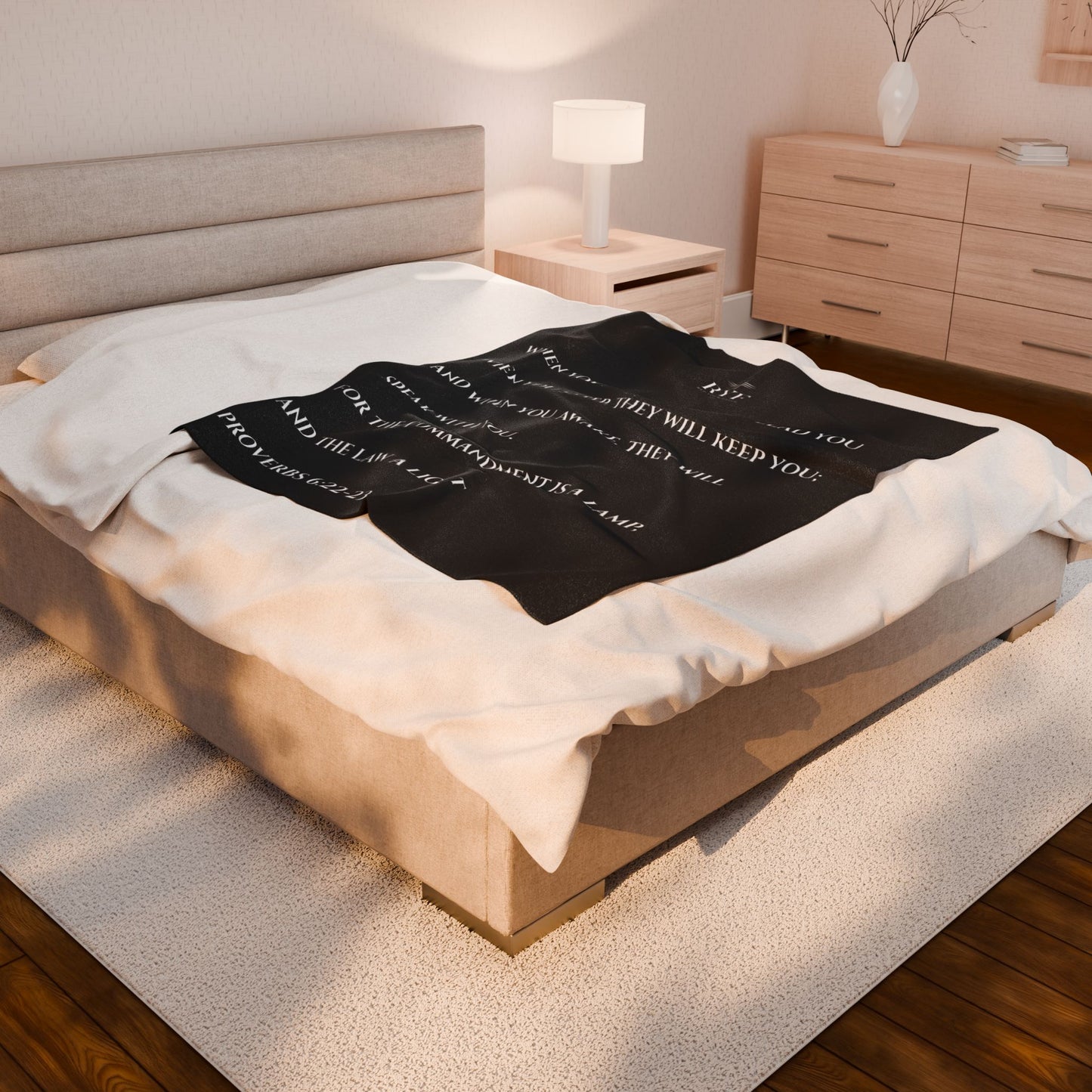 Rep Your Faith / Scripture Velveteen Plush Blanket
