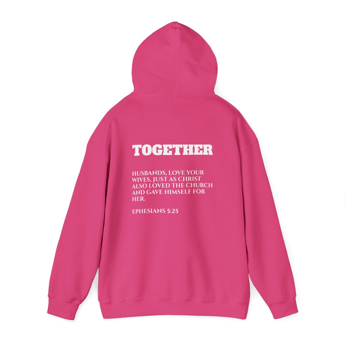 Stronger Together / Scripture Heavy Blend Hooded Sweatshirt