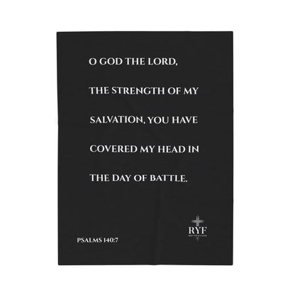 Rep Your Faith / Scripture Velveteen Plush Blanket