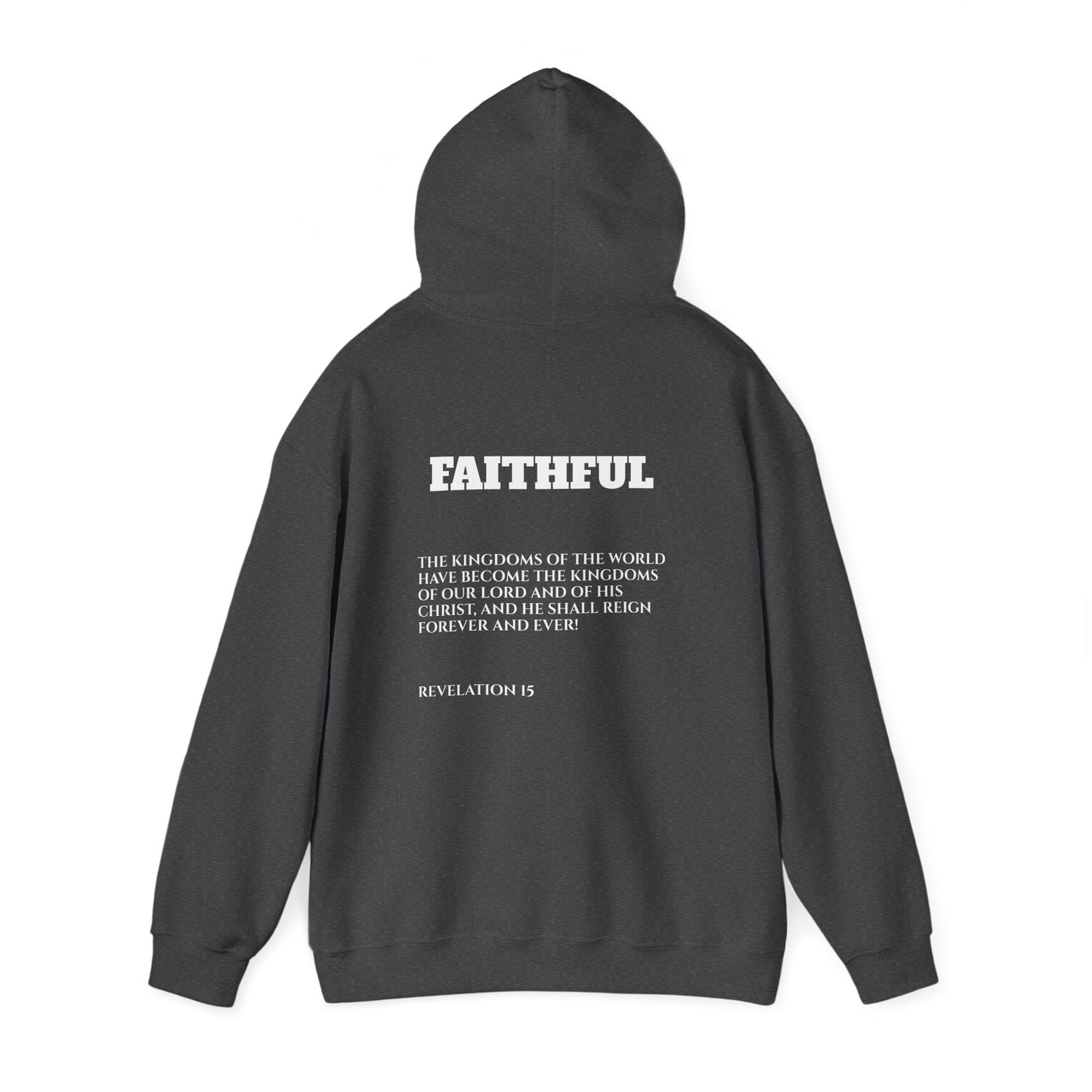 Our GOD Reigns Heavy Blend Hooded Sweatshirt