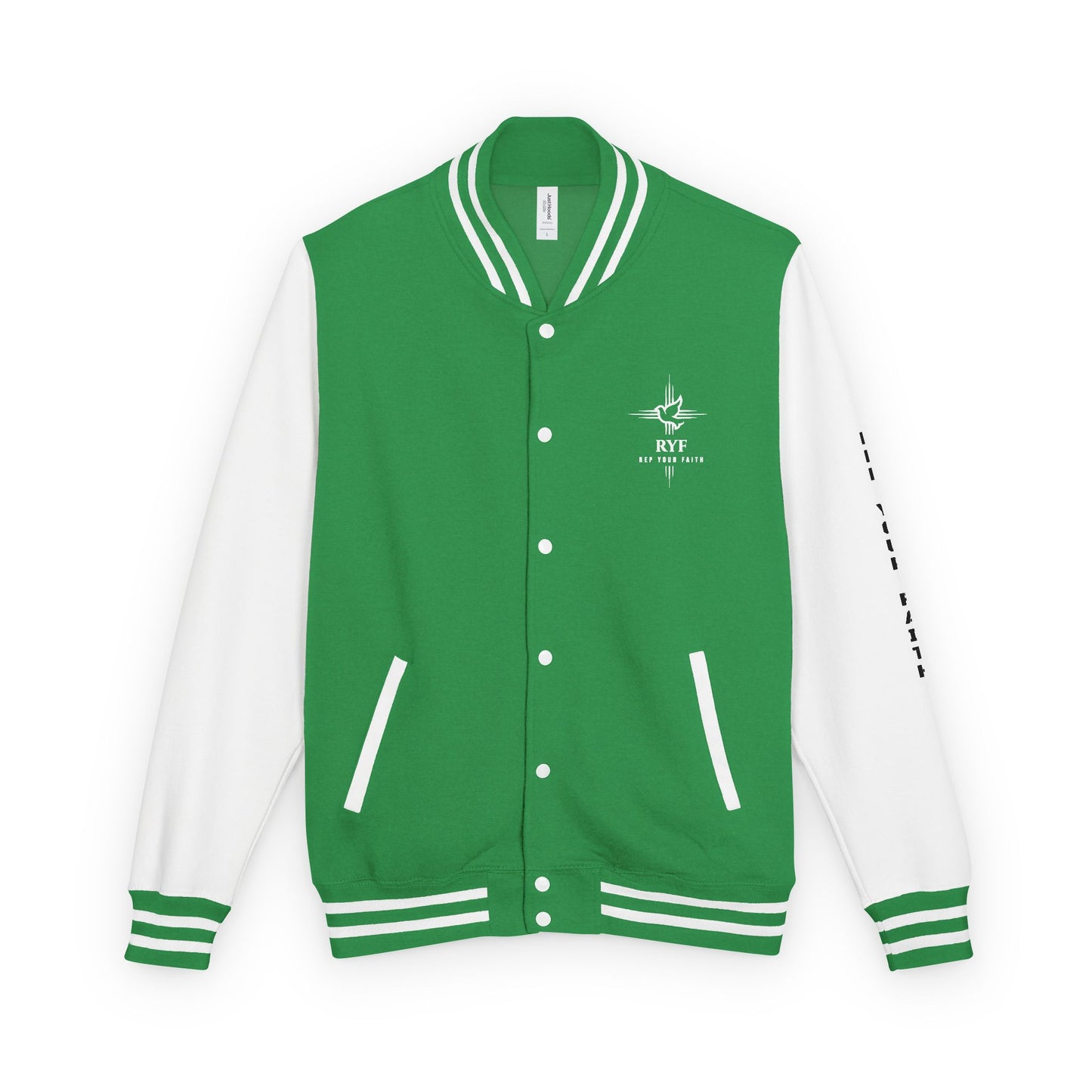 Team Jesus / Rep Your Faith Letterman Style Sweatshirt