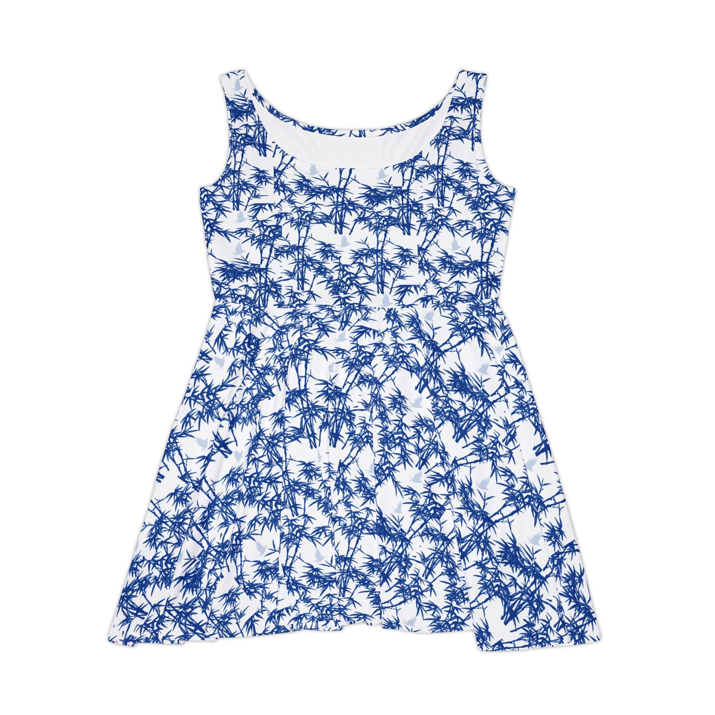 Palm Pattern Skater Dress